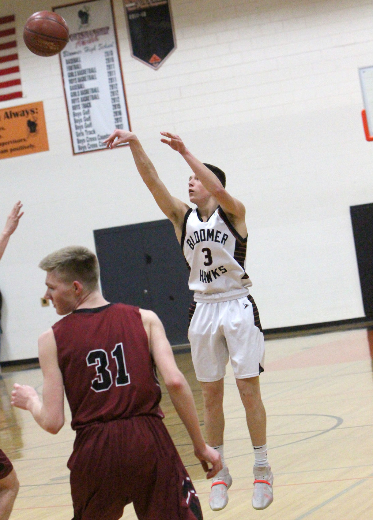 Spooner at Bloomer boys basketball 3-3-20